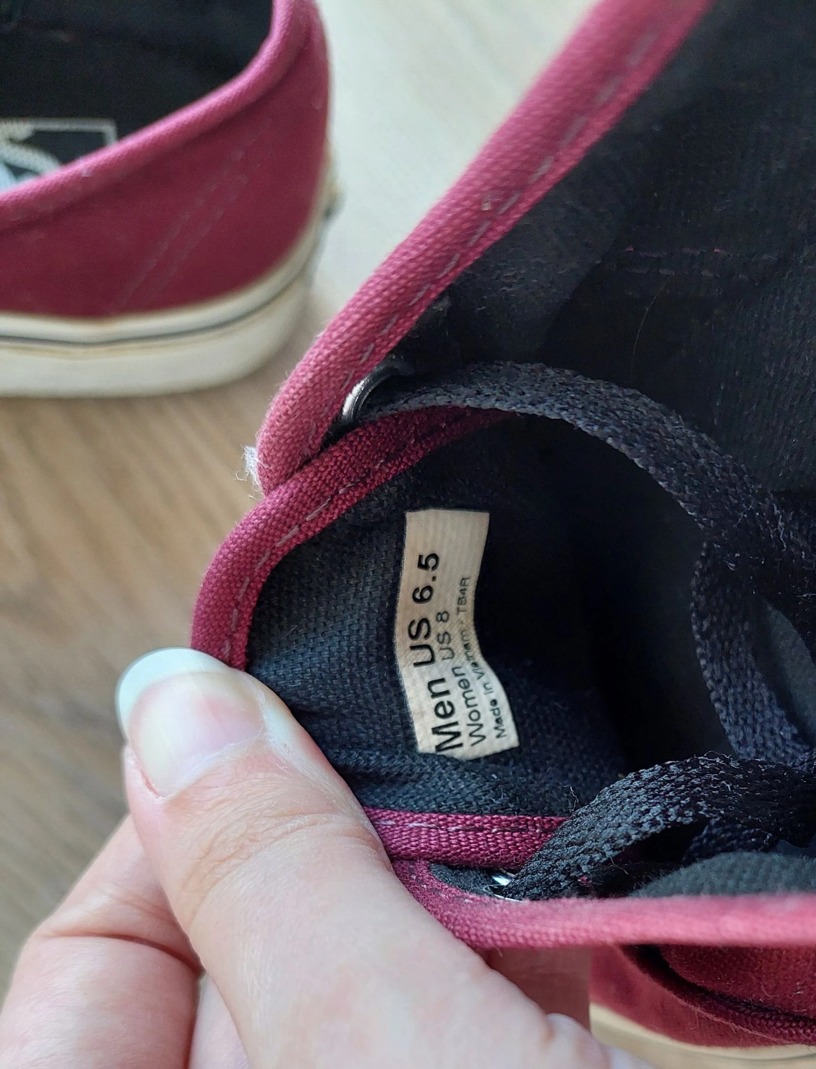 Tênis Treinador Vans Borgonha – photo 7